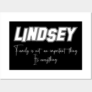 Lindsey Second Name, Lindsey Family Name, Lindsey Middle Name Posters and Art